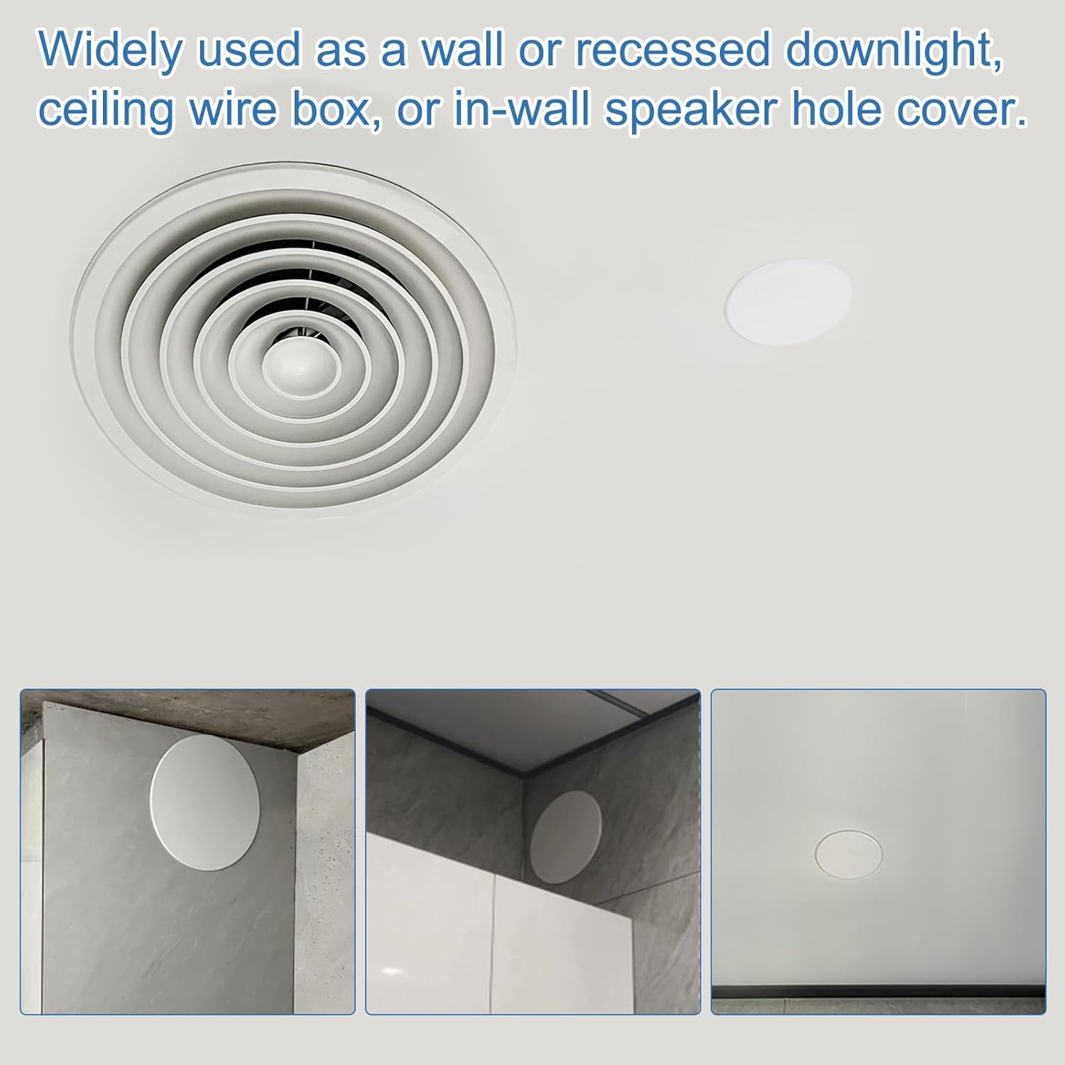 Witte Plafondafdekking 10,5-12,5 cm met Veerdecoratie | 72% Korting