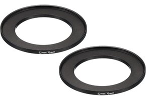 2x Camera Filter Adapter 52mm naar 72mm - Aluminium Zwart (73% Korting)