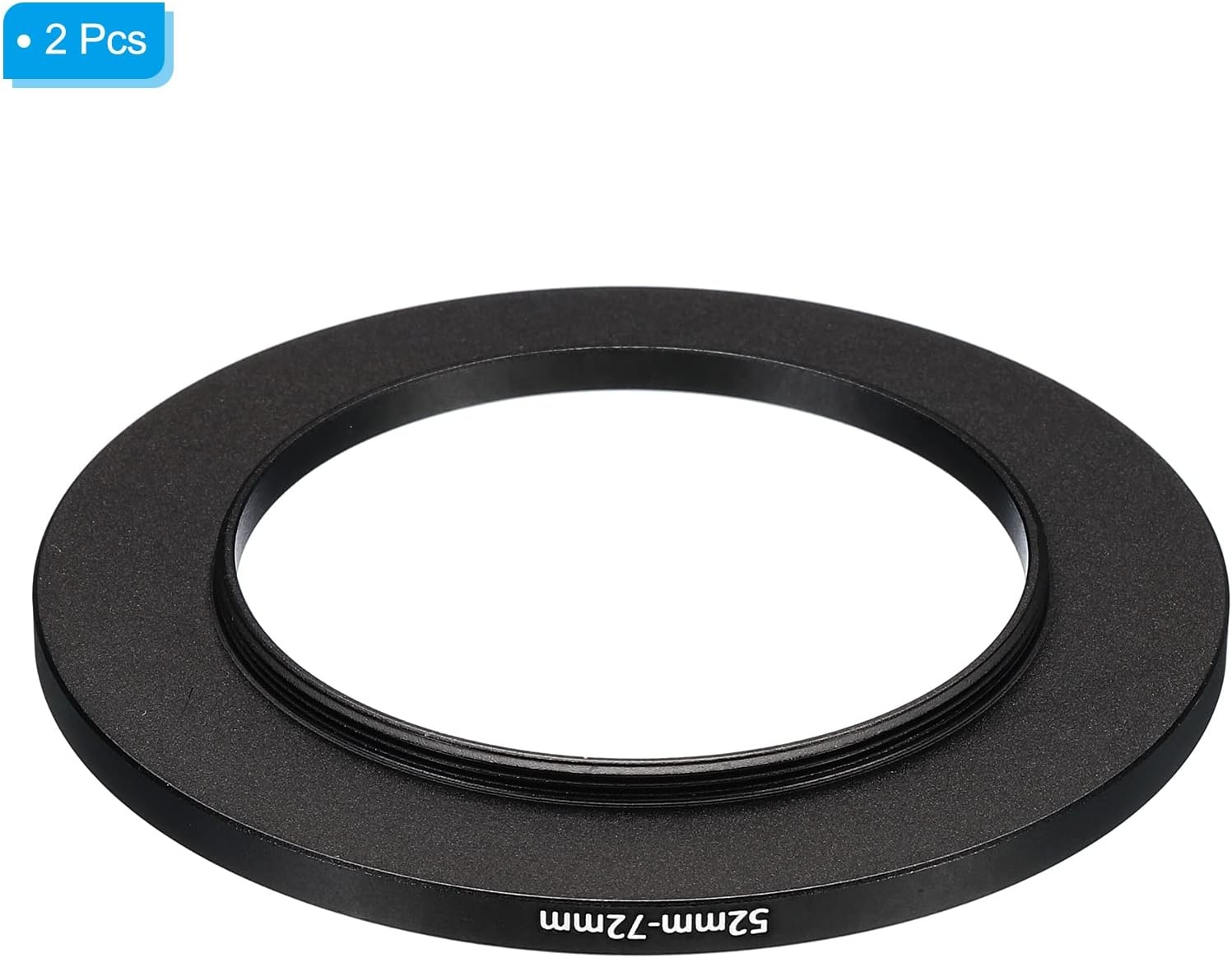 2x Camera Filter Adapter 52mm naar 72mm - Aluminium Zwart (73% Korting)