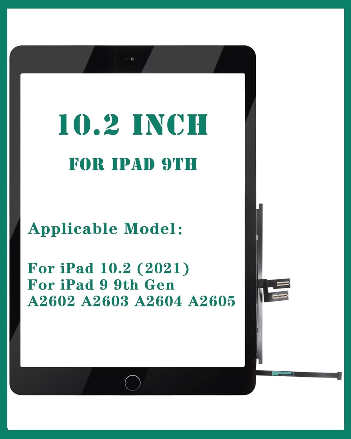 iPad 9e Gen Scherm (2021) Zwart - 27% Korting