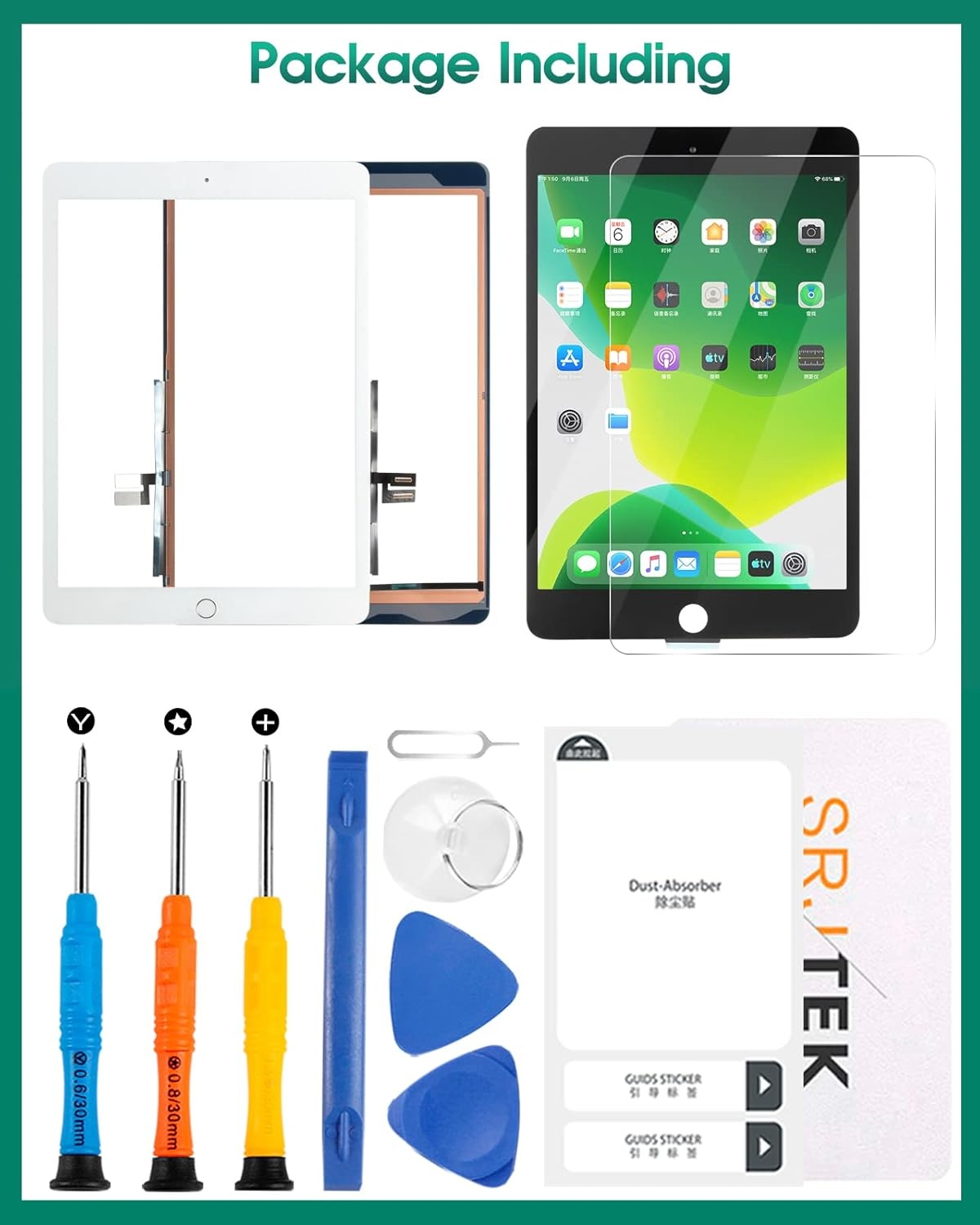 iPad 9e Gen Scherm (2021) Zwart - 27% Korting