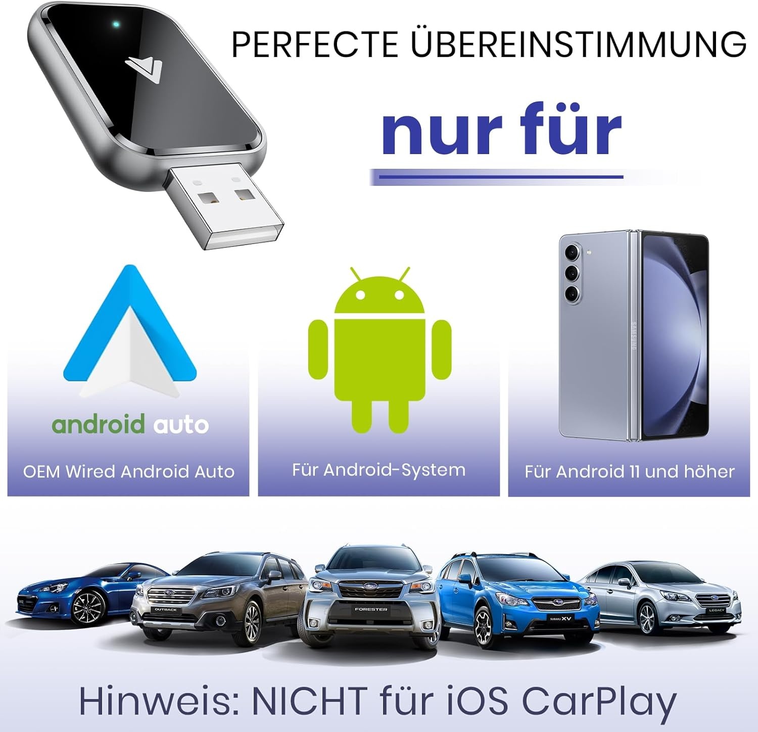 Draadloze Android Auto Adapter met 29% Korting