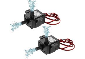 2x Stille Mini Dompelpomp 12V voor Aquarium & Fontein (30% Korting)