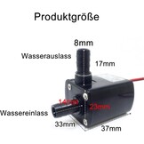 2x Stille Mini Dompelpomp 12V voor Aquarium & Fontein (30% Korting)