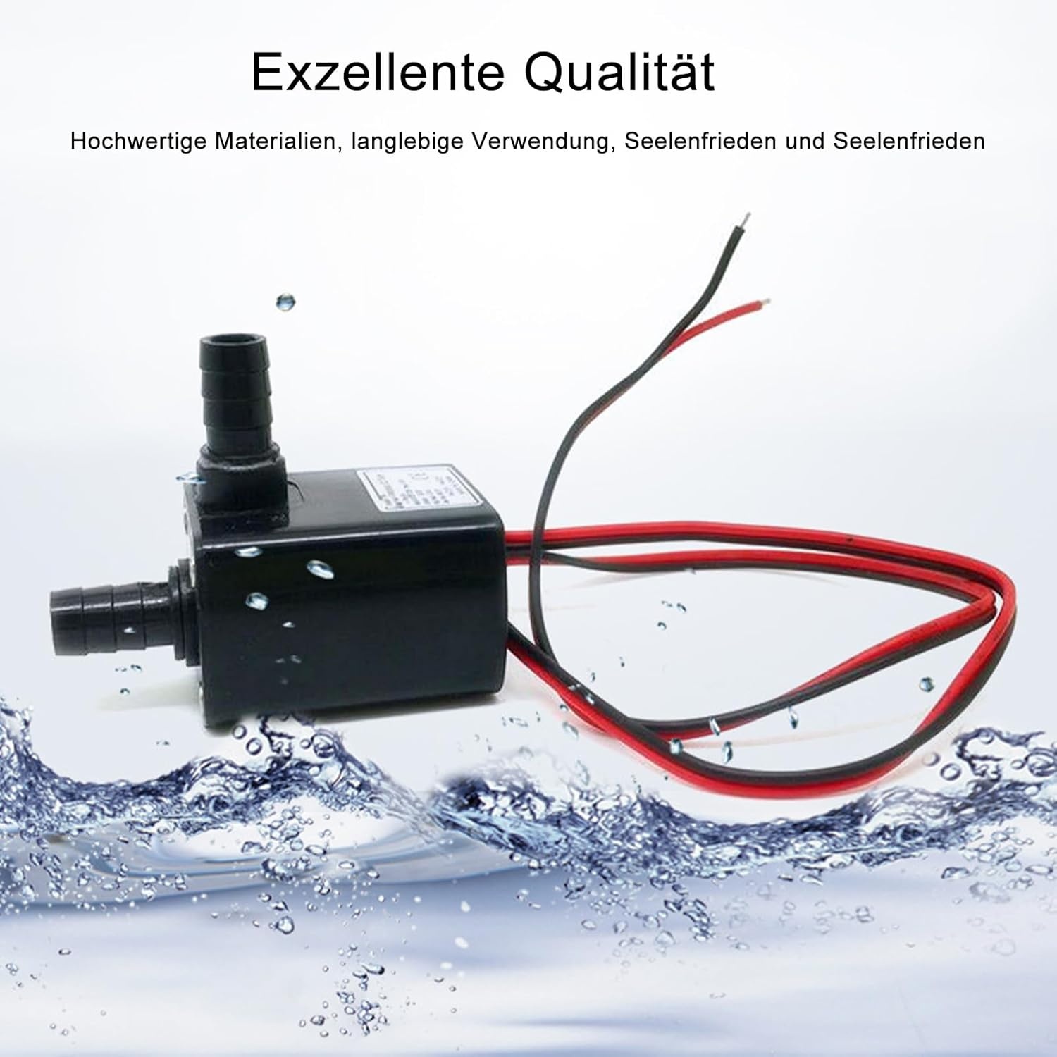 2x Stille Mini Dompelpomp 12V voor Aquarium & Fontein (30% Korting)