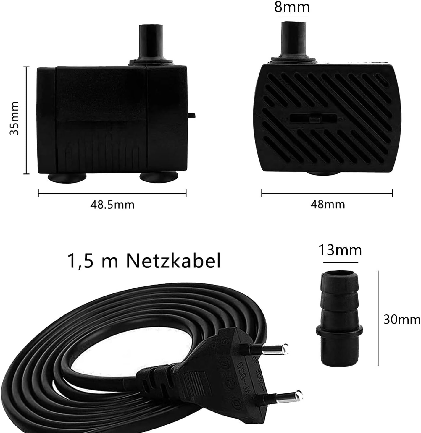 Mini Dompelpomp 350 L/u - Stil & Compact