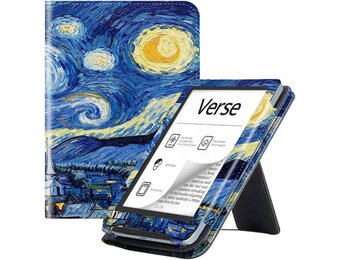 Pocketbook Verse 6" Lederen Hoes met Standfunctie & Auto Slaap/Wake (27% Korting)