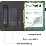 Leren Flip Cover Pocketbook Inkpad 4 (7.8") met Stand & Auto Slaap/Wake - 27% Korting