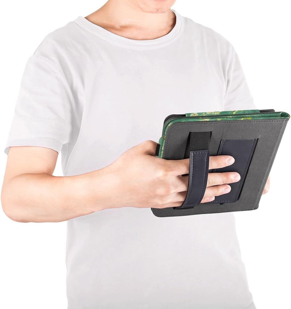 Leren Flip Cover Pocketbook Inkpad 4 (7.8") met Stand & Auto Slaap/Wake - 27% Korting