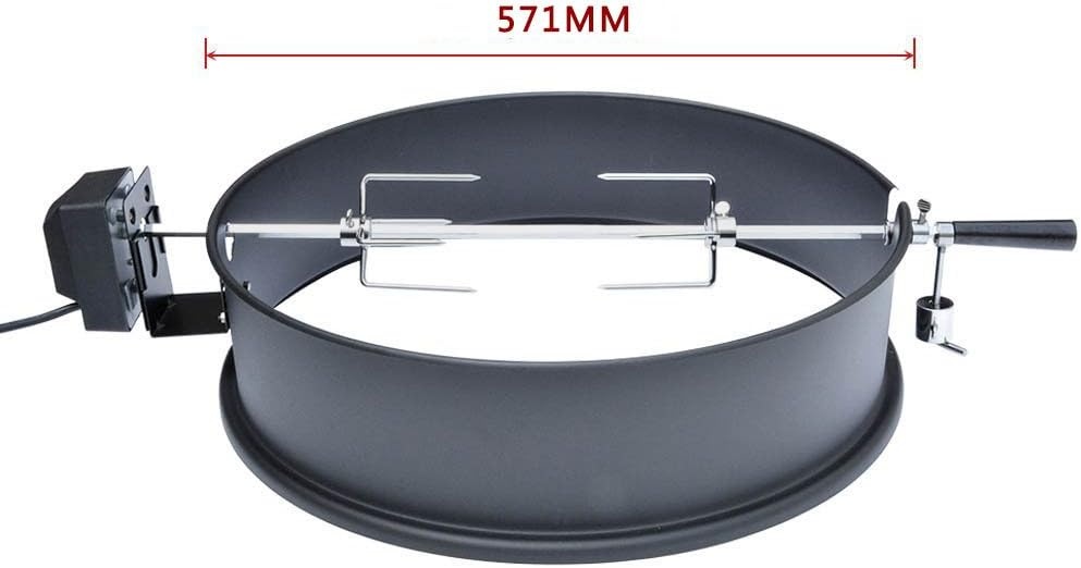 BBQ Rotisserie Draaispit RVS - 57cm Kettle Grills - 10kg Capaciteit - 34% Korting