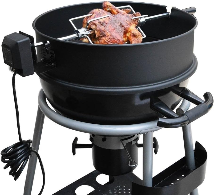BBQ Rotisserie Draaispit RVS - 57cm Kettle Grills - 10kg Capaciteit - 34% Korting