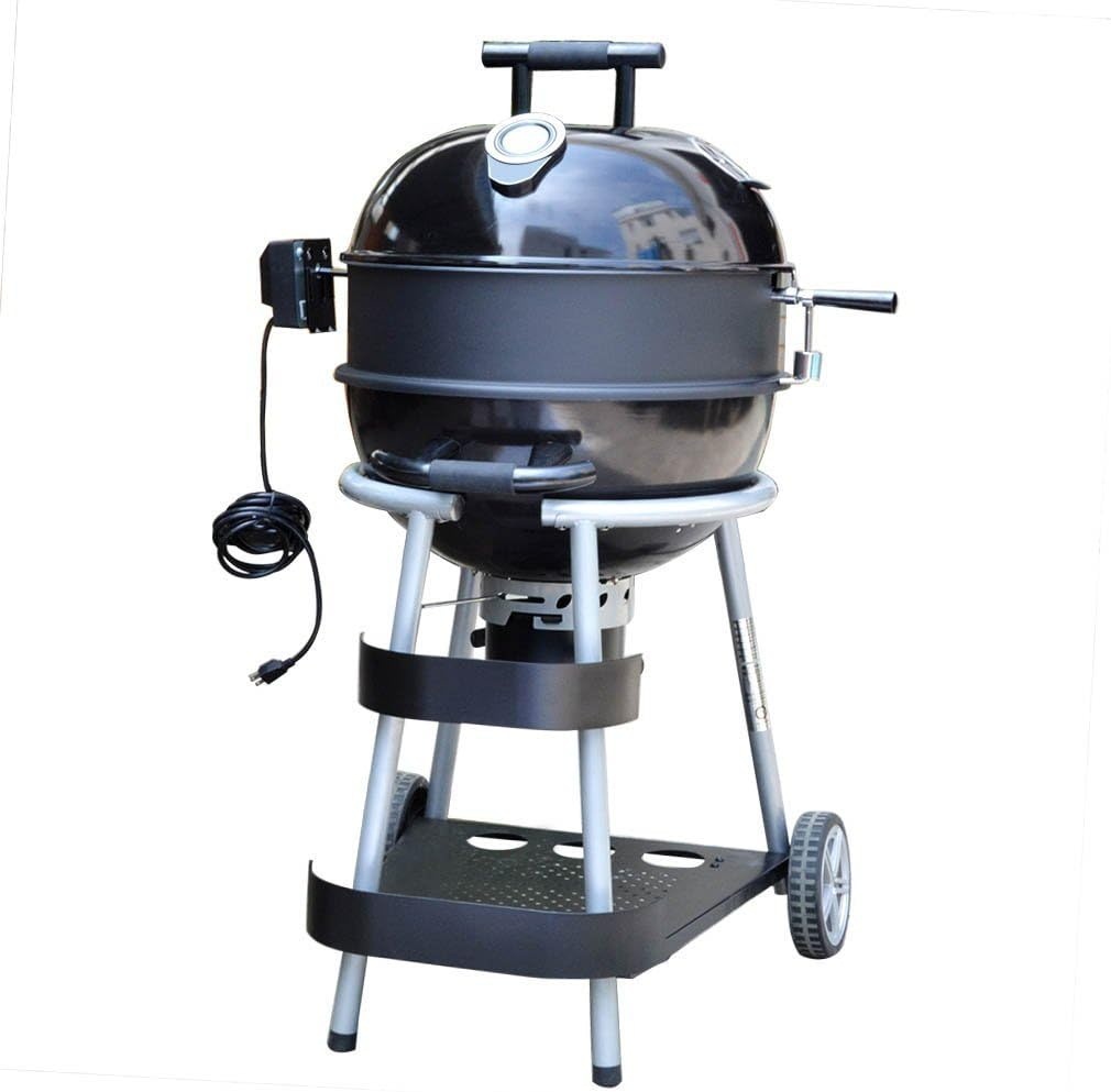 BBQ Rotisserie Draaispit RVS - 57cm Kettle Grills - 10kg Capaciteit - 34% Korting