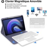 Paarse AZERTY Toetsenbordhoes met Trackpad voor Xiaomi Pad 6/6 Pro 11 inch - 74% Korting!