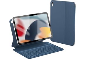 Ultradunne iPad 10e Gen Toetsenbordhoes met Bluetooth - Spaans QWERTY - 70% Korting!