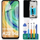 Schermvervanging Zwart met Frame Samsung A22 5G - 28% Korting!