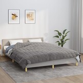 VidaXL Verzwaringsdeken 200x220 cm, 13 kg, Grijs - 29% Korting!