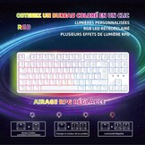 Mechanisch Gaming Toetsenbord Wit - 29% Korting