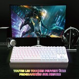 Mechanisch Gaming Toetsenbord Wit - 29% Korting