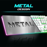 Draadloos Gaming Toetsenbord Muis Combo MK600 Wit 29% Korting