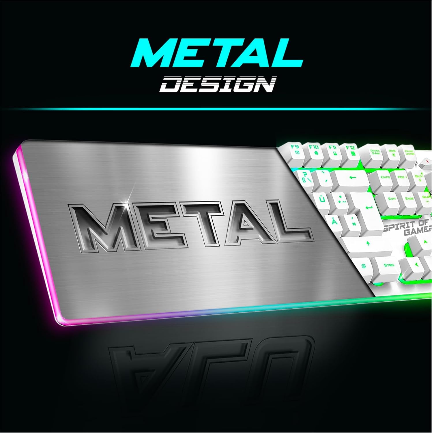 Draadloos Gaming Toetsenbord Muis Combo MK600 Wit 29% Korting