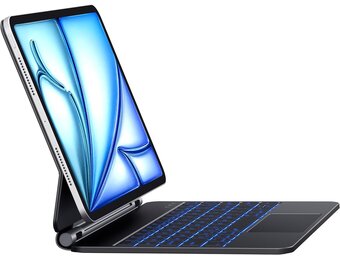 iPad Pro 11 Toetsenbord met Magneet, Verlichte RGB-toetsen - 29% Korting