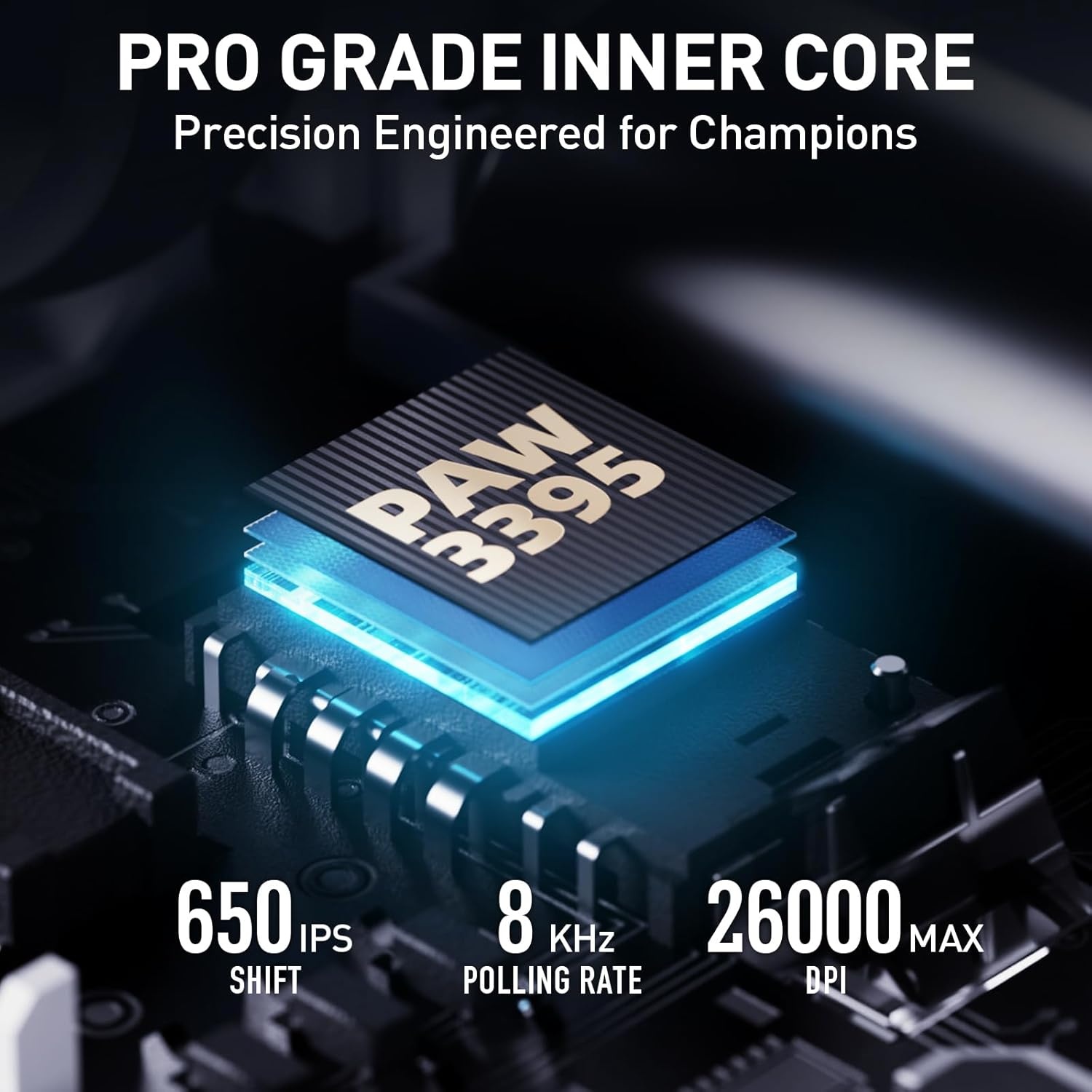 Ultralichte Gamingmuis 26.000 DPI, 8KHz Polling - 29% Korting