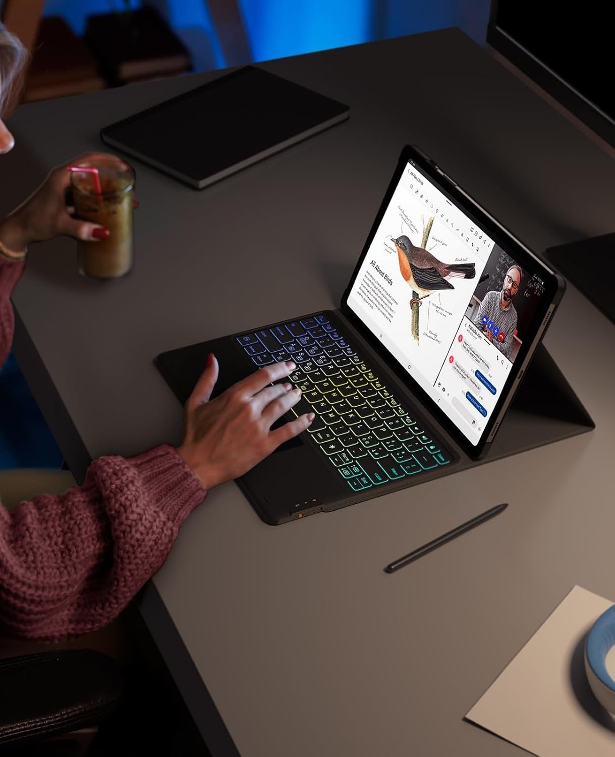 Toetsenbord met Touchpad voor Samsung Tab S9 Plus - 56% Korting