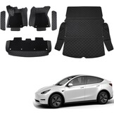 Vloer- en Kofferbakmat Set Tesla Model Y (2021-2025) - Allweather 35% Korting