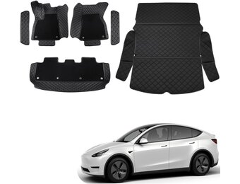 Vloer- en Kofferbakmat Set Tesla Model Y (2021-2025) - Allweather 35% Korting