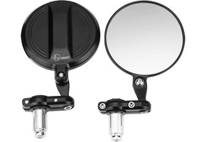 CNC Stuurspiegels Motorfiets - E24 Gecertificeerd - Rond Aluminium