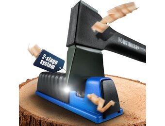 Bijlenslijper Messenslijper 2-traps met Keramische Stenen | 30% Korting