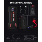 Krachtige Autostarter 23800mAh 3000A - 34% Korting!