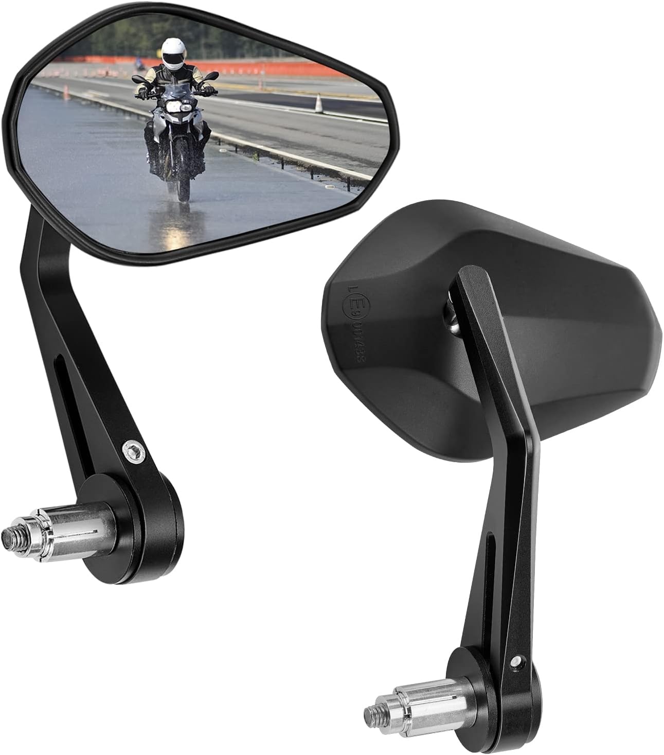 2x Motor Stuurspiegels - Universeel E-gekeurd, 360° Draaibaar