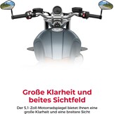 2x Motor Stuurspiegels - Universeel E-gekeurd, 360° Draaibaar