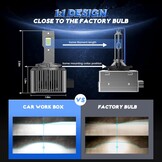 D1S LED Koplampen: 60W Xenon Vervanger met 29% Korting