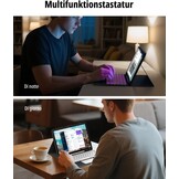 Toetsenbord Hoes met Touchpad voor Samsung Tab S9 FE/S9 (10.9/11 inch) - 74% Korting