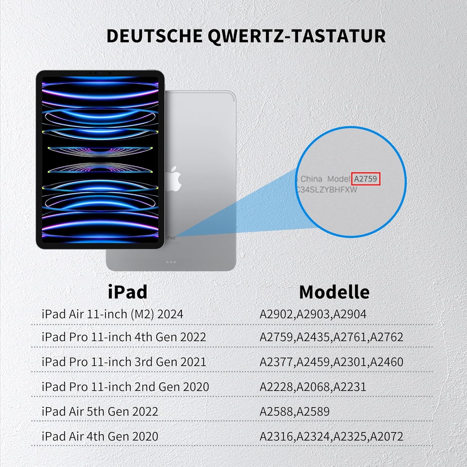 Toetsenbordhoes iPad Pro 11 / Air met Trackpad & 29% Korting