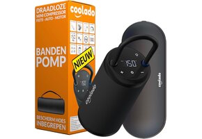 Draadloze Bandenpomp Mini Compressor | 28% Korting | 10,3 BAR