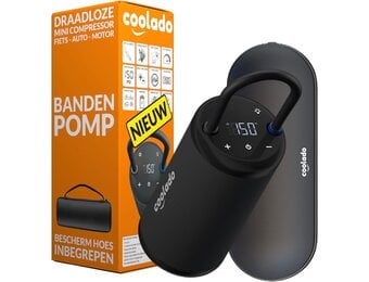Draadloze Bandenpomp Mini Compressor | 28% Korting | 10,3 BAR