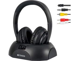 Draadloze TV Koptelefoon Over-Ear (30m, 8u Batterij) Zwart | 29% Korting