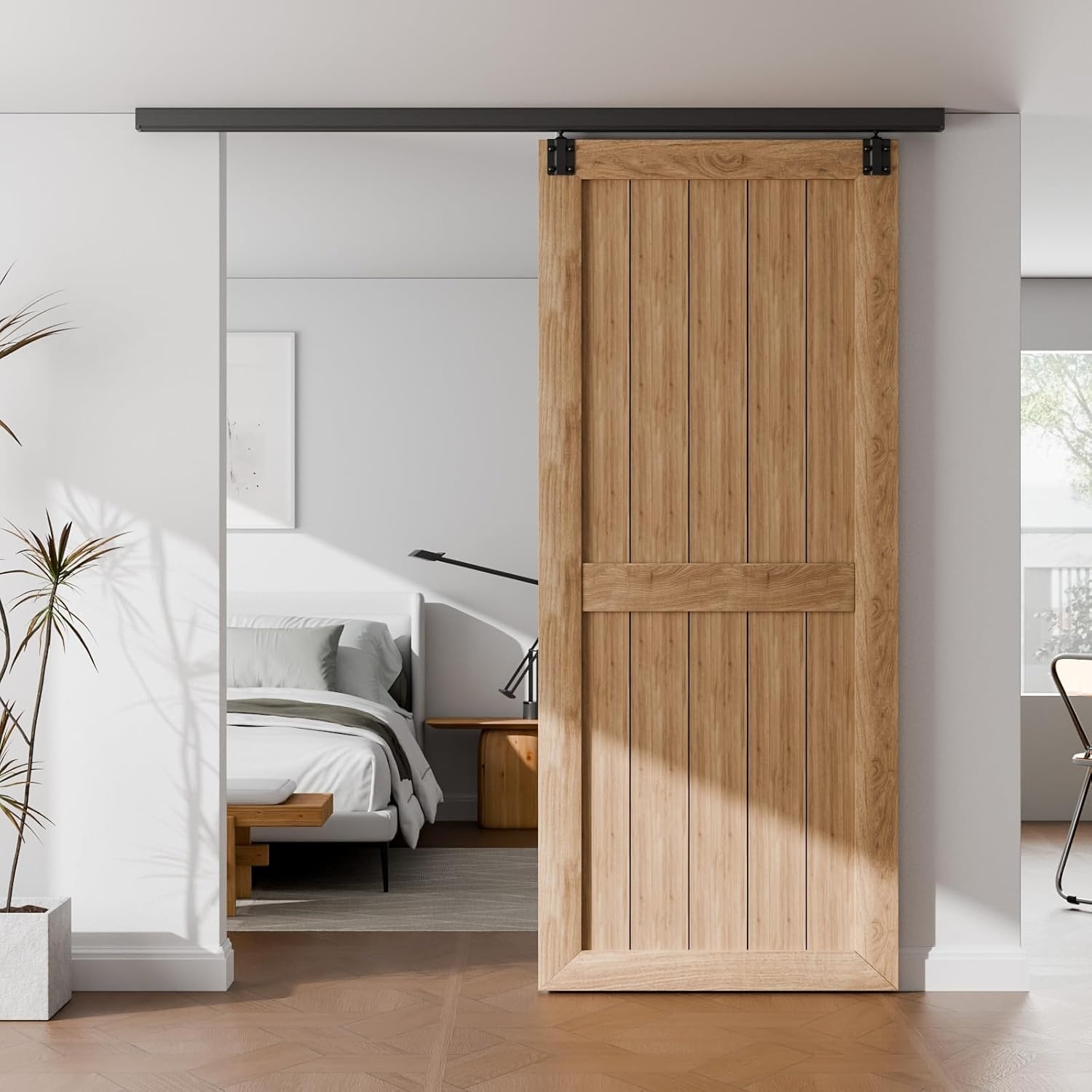 Schuifdeurbeslag Railsysteem 182cm Aluminium | 30% Korting