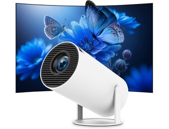 Draagbare Miniprojector 4K/1080p | Android 11, Netflix | WiFi 6 | 34% Korting