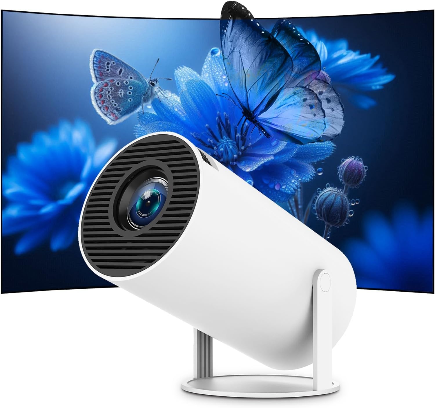 Draagbare Miniprojector 4K/1080p | Android 11, Netflix | WiFi 6 | 34% Korting