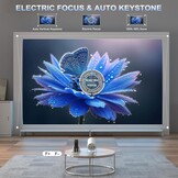 Draagbare Miniprojector 4K/1080p | Android 11, Netflix | WiFi 6 | 34% Korting
