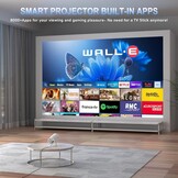 Draagbare Miniprojector 4K/1080p | Android 11, Netflix | WiFi 6 | 34% Korting