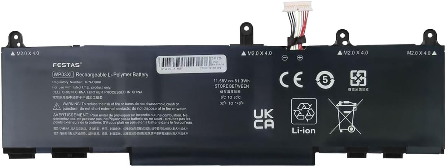 Laptop Batterij HP EliteBook/ZBook 51.3Wh - 29% Korting!