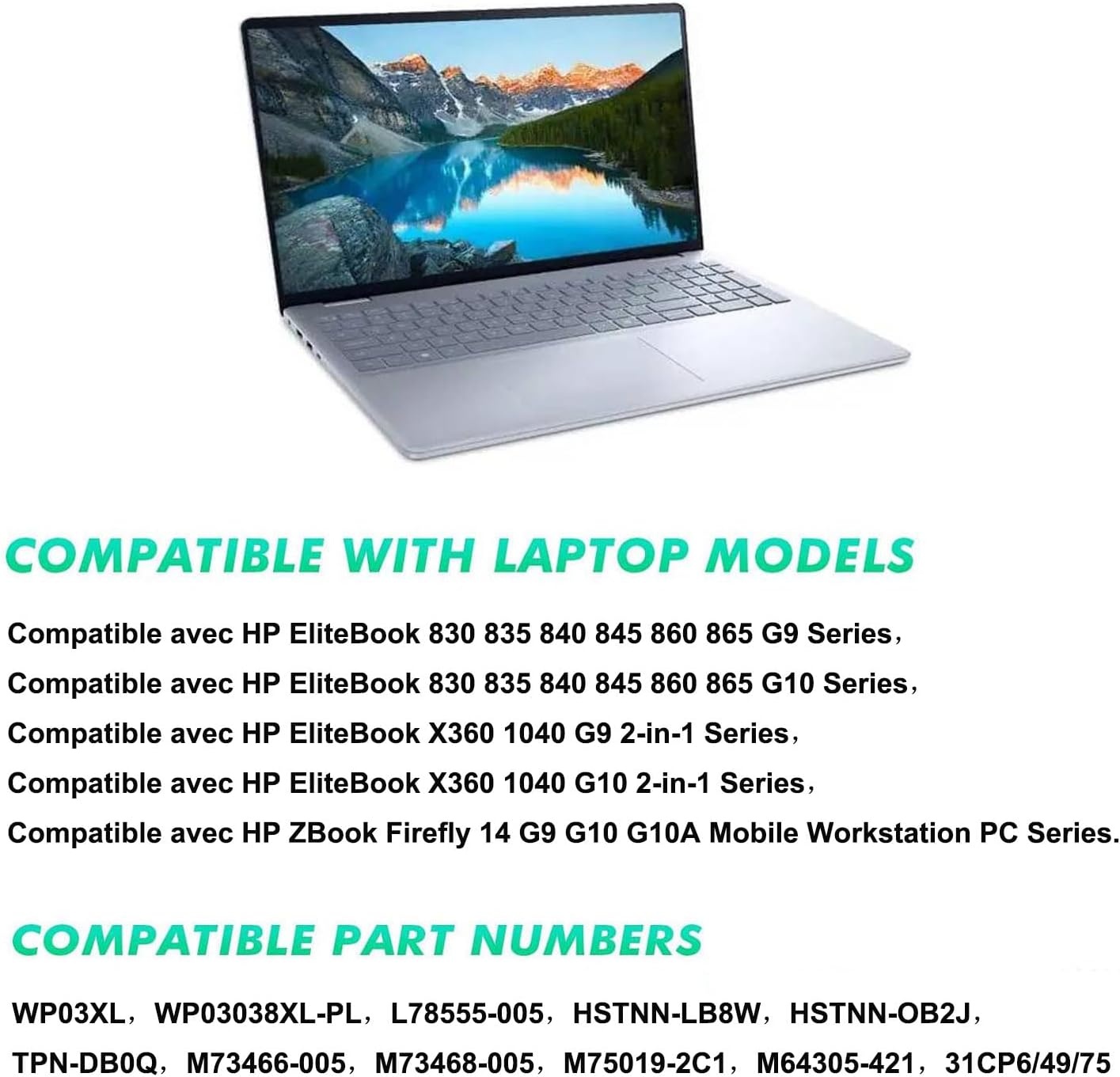 Laptop Batterij HP EliteBook/ZBook 51.3Wh - 29% Korting!