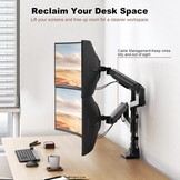 Dubbele Monitorarm (2x 17-49") met 30% Korting