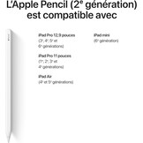 Apple Pencil (2e Gen) Wit - 30% Korting - Magnetisch & Draadloos