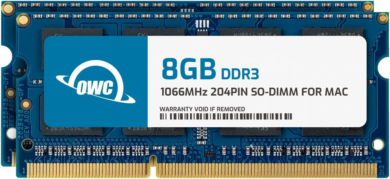 OWC Mac Geheugenmodule 16GB DDR3 1066MHz (2x8GB) - 28% Korting